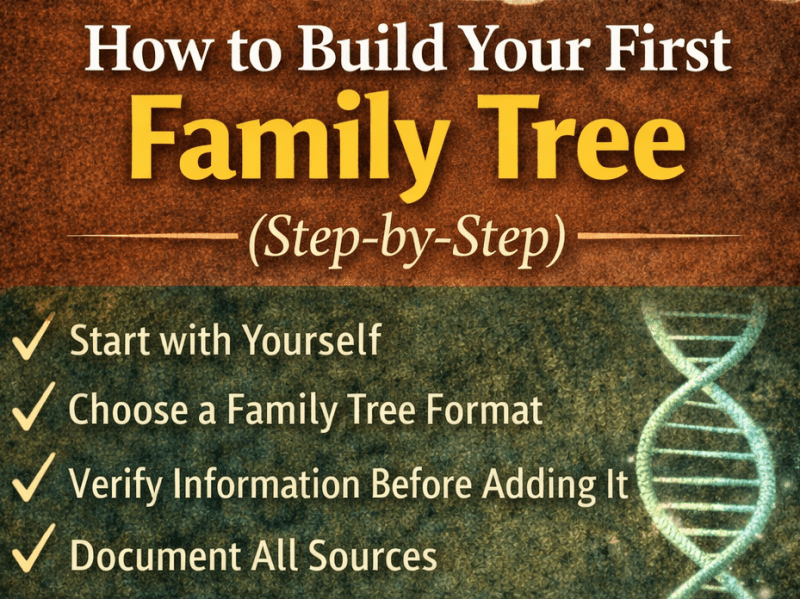 How to Build Your First Family Tree&nbsp;(Step-by-Step)
