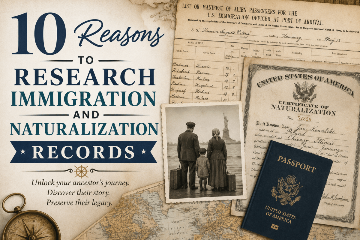 10 Reasons to Research Immigration and Naturalization&nbsp;Records